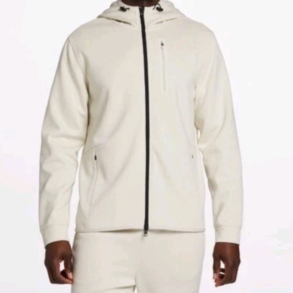 NWT VRST Men's Light Sand Pinnacle Full Zip With Hood- Size Small